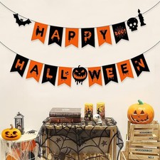 Happy Halloween Banner for 197 inches by 5.6 inches, Halloween-31