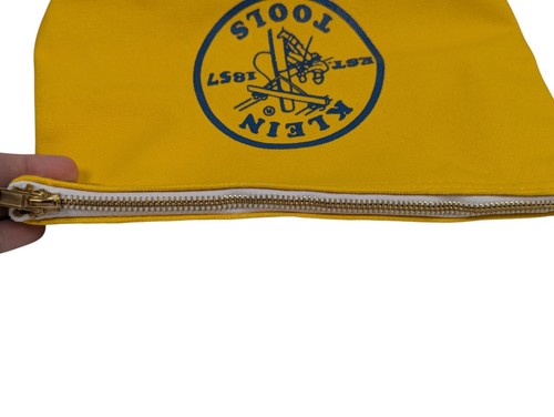 Klein - 5539YEL - Canvas Zipper Bag Consumables Yellow - Picture 8 of 16