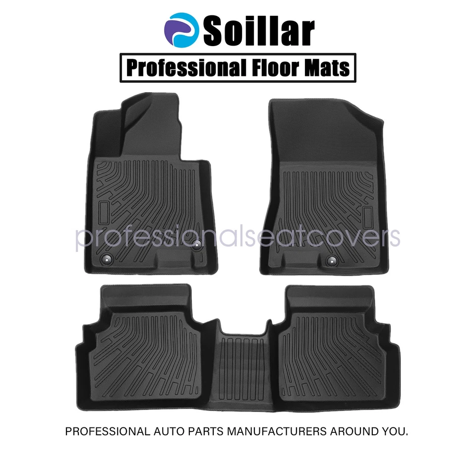 For 2020-2026 Hyundai Sonata / 2021-26 Kia K5 AWD TPE Floor Mats Liner 3D Model — 第 2/4 张图片