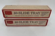 Sears 40 Slide Tray Holder for Projector Set Of 2 With Pictures