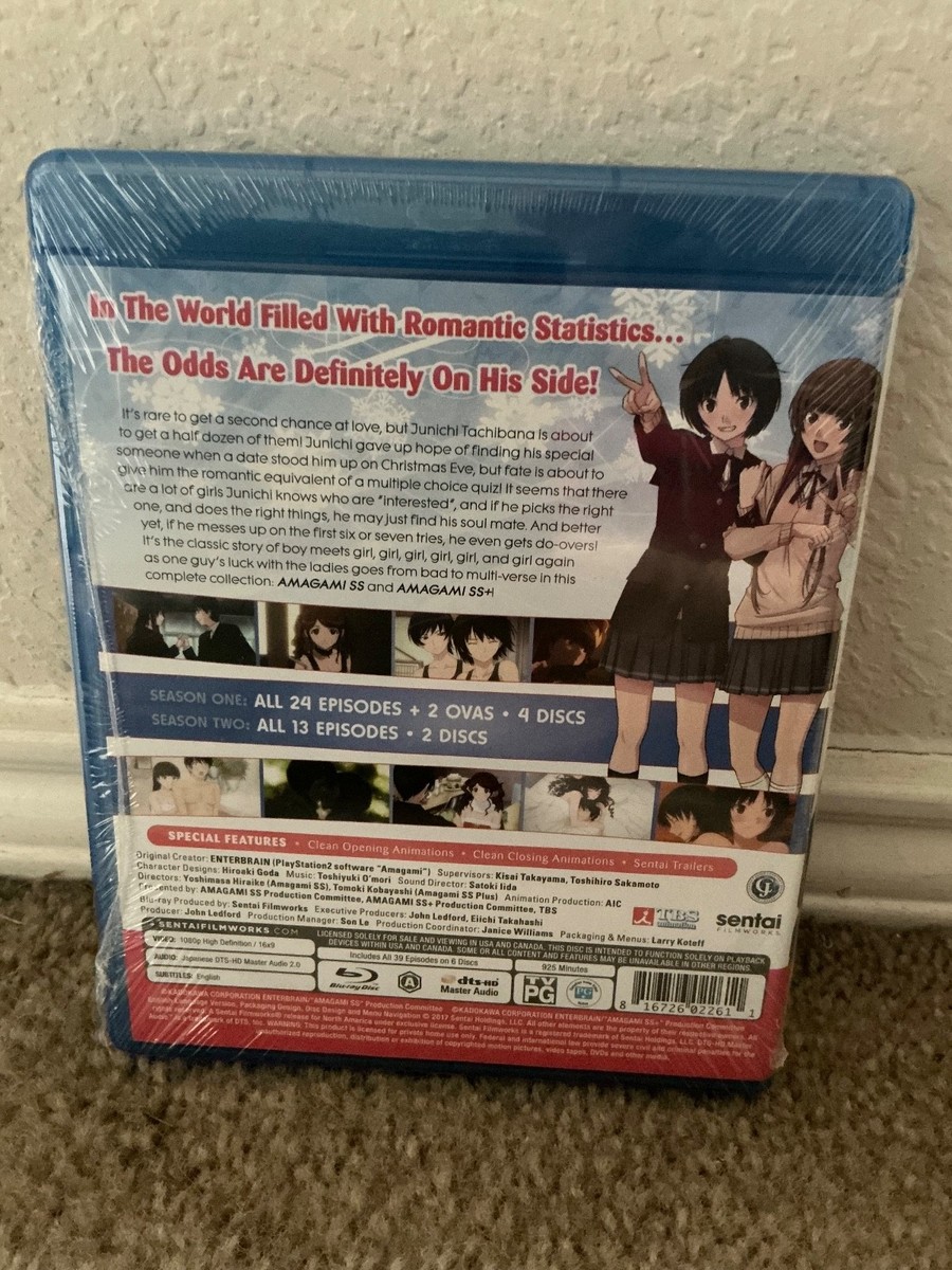 Amagami SS & Amagami SS+ Complete Collection 6 Disc Blu-Ray set