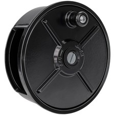 Tie Wire Reel Coil Holder Wheel,6.25" Lightweight Aluminum Black