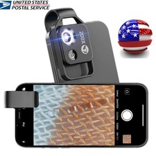 200X Phone Microscope Lens Phone Micro Lens for iPhone Android Kids Handheld PM