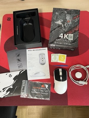 G-Wolves HTS Plus 4k Wireless Gaming Mouse, Weiß