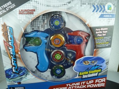 Kreisel Blades Fury Battle Top Stadium 4 Kreisel Spin Tops Arena 2 Launcher     
