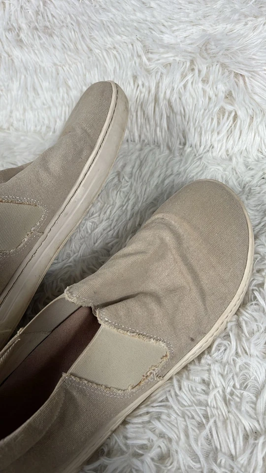 Zapatos sin cordones Birkenstock para mujer Barrie Fit de lona arena talla 40 EE. UU. 9 Foto 3 de 4