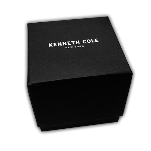 Kenneth Cole Orologio Donna Automatico Skeleton Bianco Cinturino Pelle Nero - Foto 3 di 4
