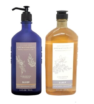 Bath & Body Works Aromatherapy Set Lotion & Body Wash Sleep