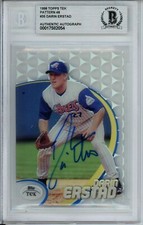 DARIN ERSTRAD SIGNED AUTOGRAPH 1998 TOPPS TEK CARD ANAHEIM ANGELS BECKETT BAS