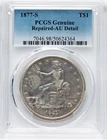 1877 S Trade Silver Dollar $1 PCGS AU Details