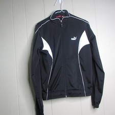 Puma Full Zip Track Jacket M Black White