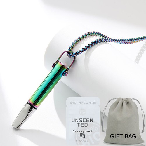 Breathlace Quit Smoking Anxiety Stress Relief Breathing Necklace With Core - Picture 12 of 29