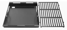 NEW Black for Weber Genesis II 300 Series Flat Top Grill Grate & Griddle Insert
