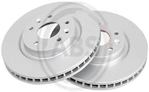 2x Original A.B.S. Brake Disc 18409 for Nissan Renault