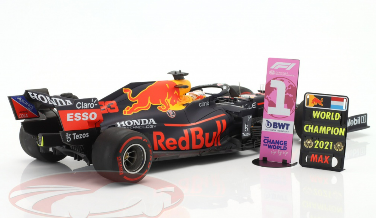 1/18 Spark 2021 Red Bull Racing Honda RB16B No.33 Winner Abu