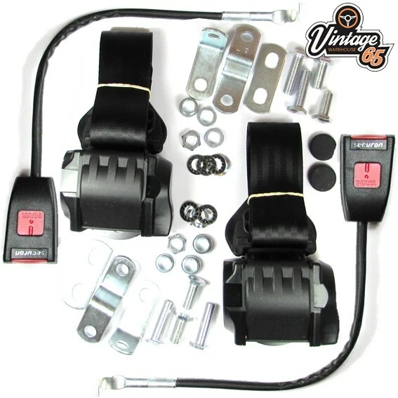 Vw Transporter T4 LT28 Front Pair Fully Automatic Inertia Black