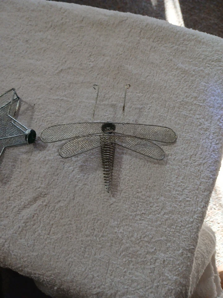 22 Piece Stainless Steel Mesh Star, Dragonfly, And Butterfly Shaped String Light - Image 3 of 4