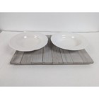 Pfaltzgraff Filigree White Cereal Soup Bowls Set of 2 Rimmed