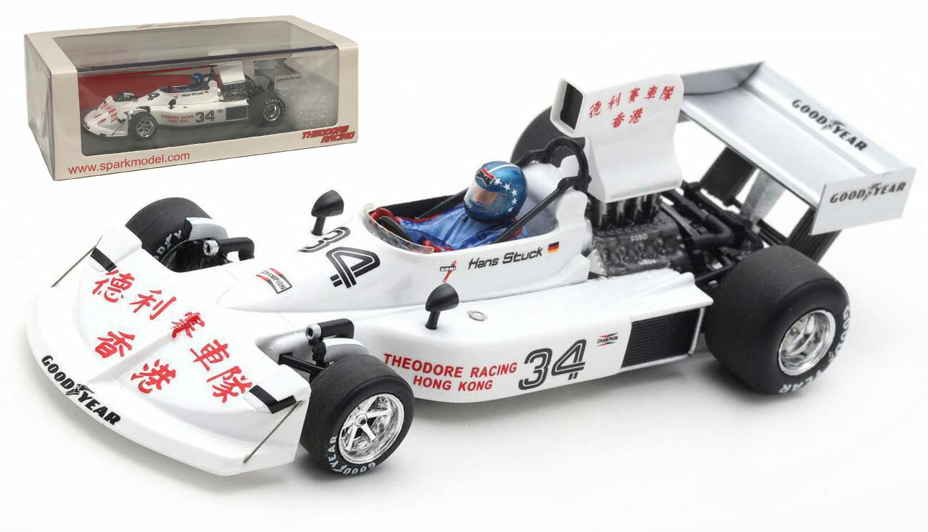 Spark S5369 March 761 #34 Long Beach US GP West 1976 - Hans J Stuck 1/43 Scale