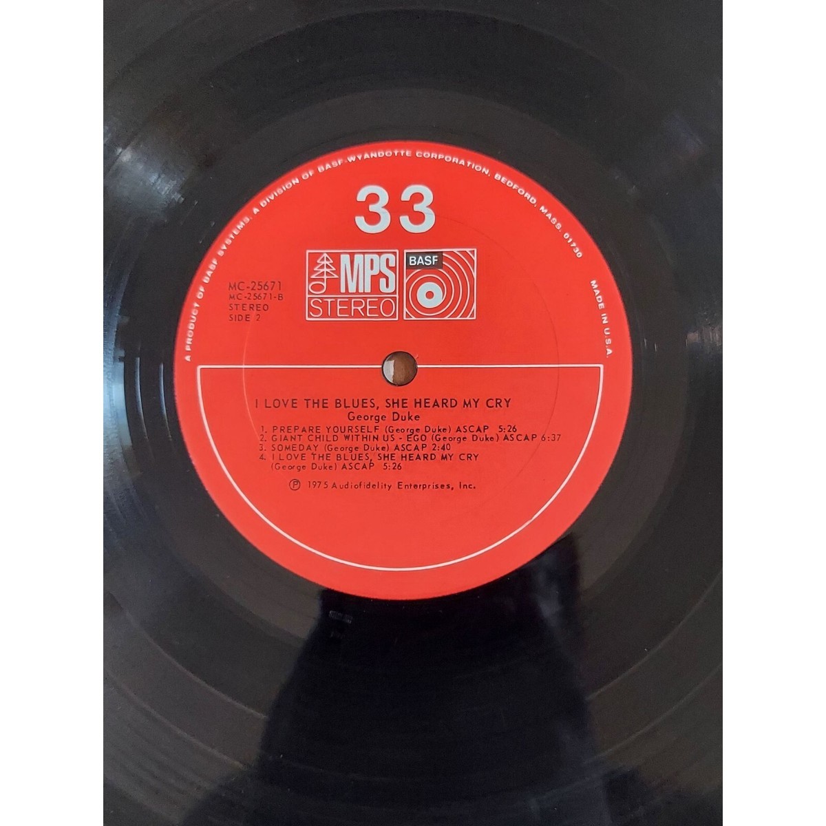 George Duke - I Love The Blues She Heard My Cry - Germany 1975
