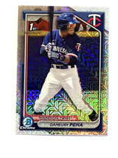 2024 Bowman Chrome Dameury Pena Bowman 1st Mojo Refractor RC #BCP-167