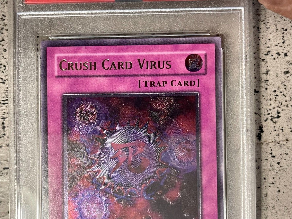 Yu-Gi-Oh! Crush Card Virus 1st Ed. DPKB-EN039 Ultimate Rare PSA 9 Duelist Pack Yu-Gi-Oh! Crush Card Virus 1st Ed. DPKB-EN039 Ultimate Rare PSA 9 Duelist Pack