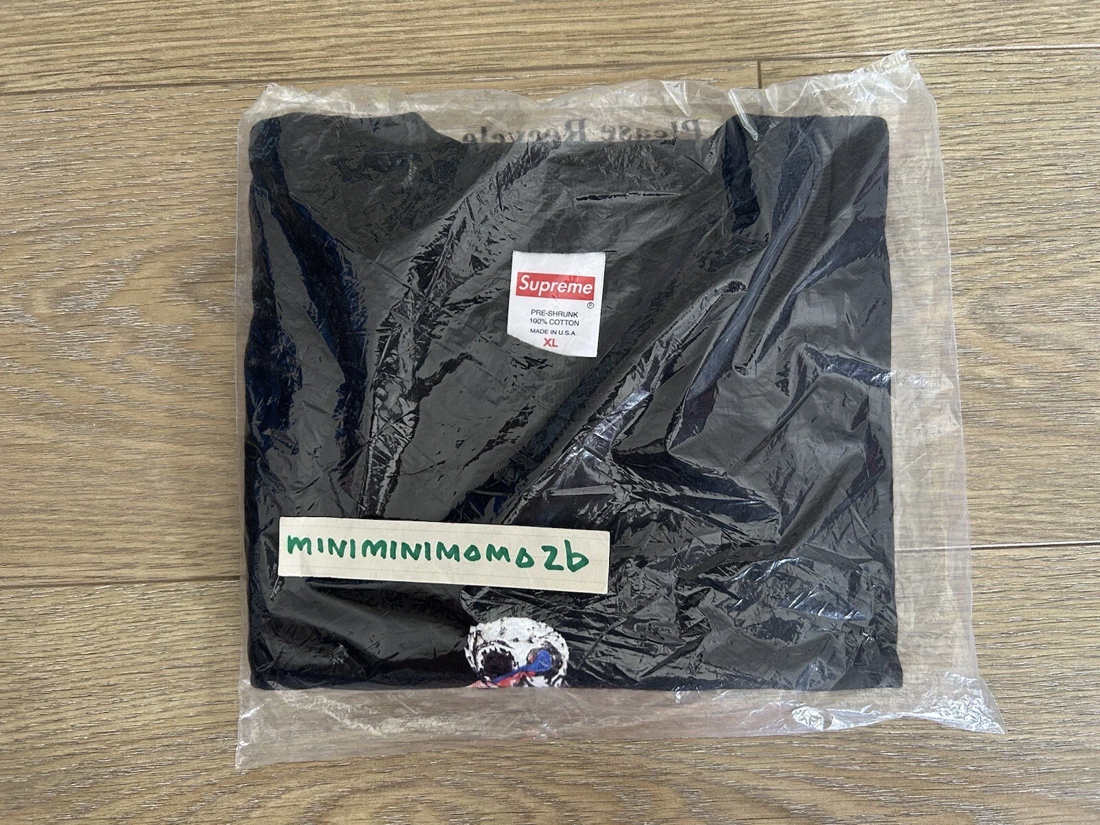 T shirt squelette Supreme SS21 XL noir neuf