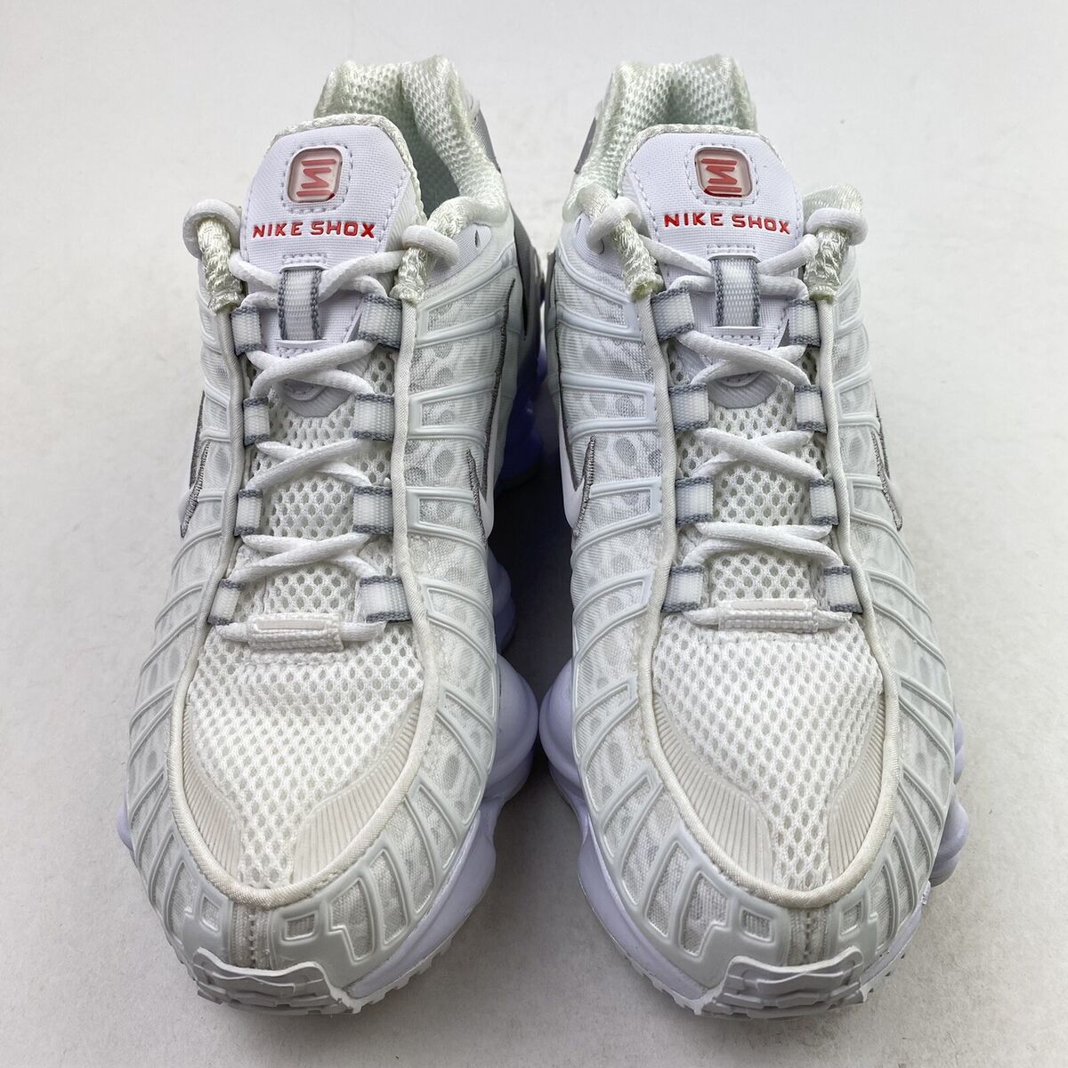 Nike Shox TL White Metallic Womens Size 5.5 AR3566-100 Nike Shox TL White Metallic Womens Size 5.5 AR3566-100