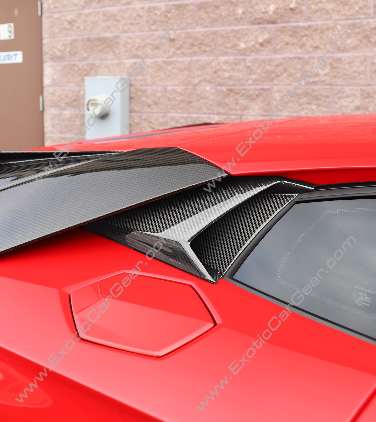 Lamborghini Aventador Carbon Fiber Side Engine Intakes