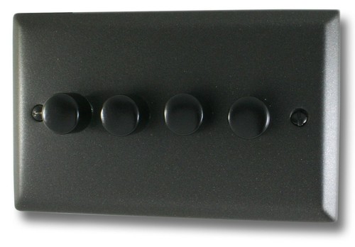 Interruptores de luz de grafito plano de espectro G&H SG3, enchufes, atenuadores, cocina - Imagen 14 de 44