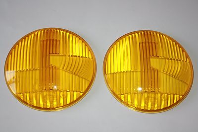 入手困難　T34 Karmann Ghia 灯火類パーツ VW KARMANN GHIA TYP 34 SET LHD YELLOW HELLA HEADLIGHT + FOG LIGHT