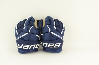 Bauer Supreme M5 Pro  Hockey Gloves Navy/White Intermediate Size 12 (1116-7528)