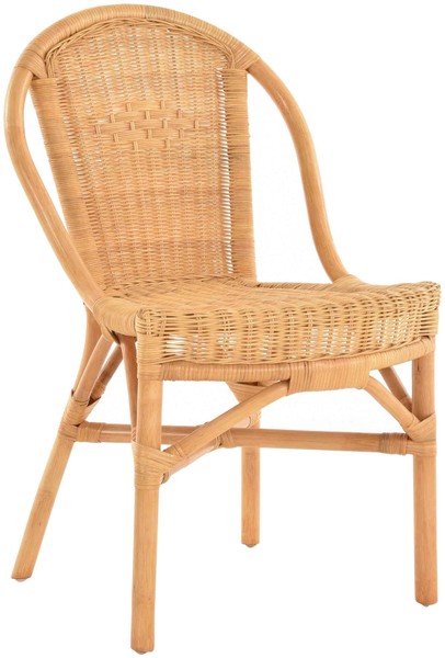 Rattan-Stuhl Klassik KüChenstuhl Esszimmerstuhl Korbstuhl Stuhl Natur (Honig)-image
