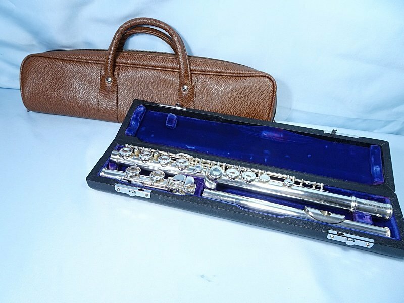 Sankyo Etude Flute 925 Stamped silver with case eBay