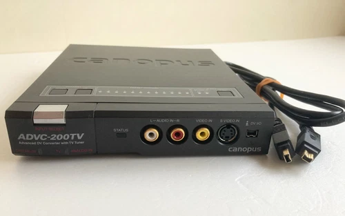 CANOPUS ADVC-200TV Advanced DV Converter with TV Tuner Vintage Rare