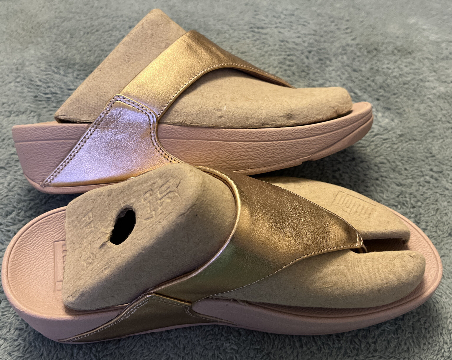 Fitflop Lulu - Rose Gold Size 6 - Sandals