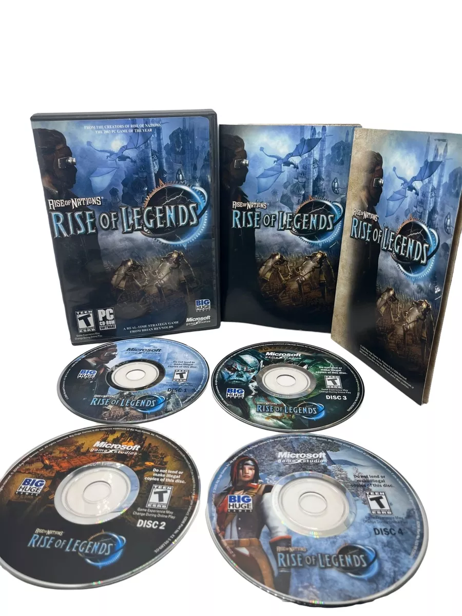 Rise of Nations (PC, 2003) Strategy Game CD ROM Product Key