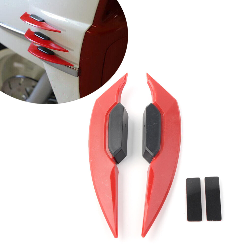 ウイングスV 2ⅹ Fairing Winglets Side Spoiler Deflector Air Wing Kit