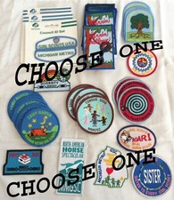 MICHIGAN METRO Girl Scout Council PATCHES - All NEW, CHOOSE ONE, Badge Combine