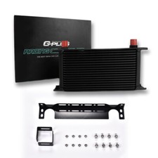 Fit For 19 Row 10an Universal Aluminum Engine Transmission Oil Cooler Black