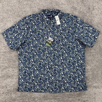 Reyn Spooner Shirt Men XL Retro Floral AOP NWT Limited Reissue Short Sleeve Camp