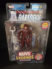 Marvel Legends Series 3 Daredevil Action Figure 2002 w comic Toy Biz