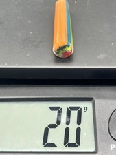 Hand-Made Rainbow Honeycomb Murrine Cane Rod Borosilicate Prep COE 33