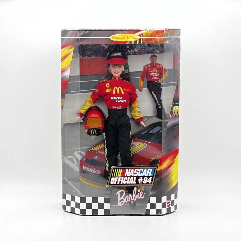LOTE- Mattel '98 NASCAR 50º Aniversário & '99 NASCAR #94 McDonald’s Barbies - Imagem 4 de 4