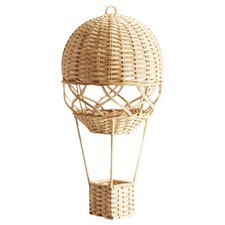 Rattan-Hei&szlig;luftballon geflochten geflochtener Ballonanh&auml;nger Korbgeflecht