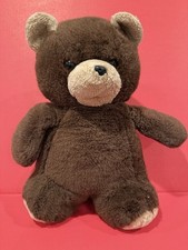 Vintage Dakin Brown Teddy Bear Plush 14 Stuffed Animal