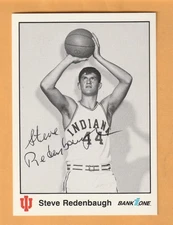 Steve Redenbaugh Indiana Hoosiers AUTO Signed 1986 Card Paoli IN