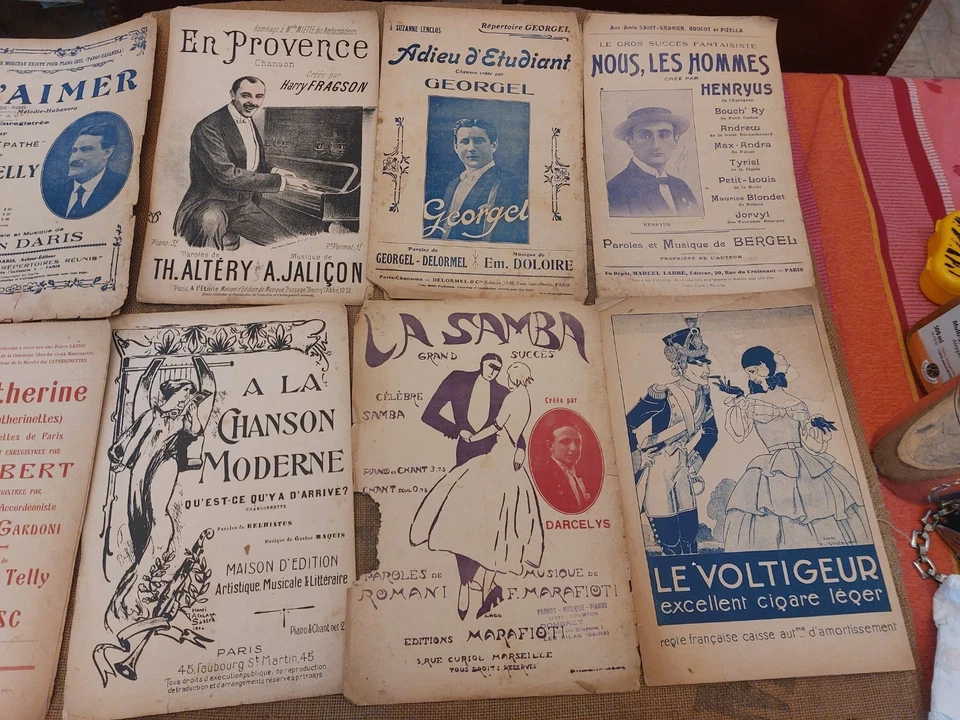 Partitions anciennes Lot 70 Pièces  - Photo 2/4