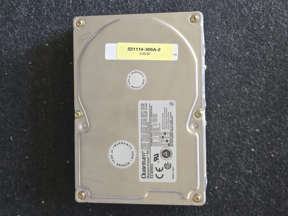Quantum Fireball Hard drive 3.5 Series Computer Parts. as is - Image 2 of 2