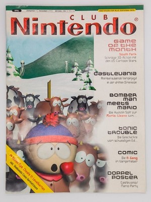 Club Nintendo Magazine April 1999 South Park Castlevania N64 GC RARE Collectors Condition